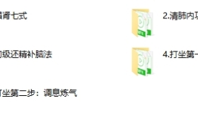 【完结】武当山济肾堂《强肾七式》+《清肺内功》五套打包