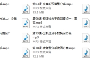 李越《挽回爱情秘籍，预见分手危机》