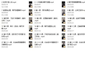 痴情叔系列《恋爱经》