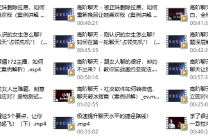 爱情情感《高阶聊天思维》