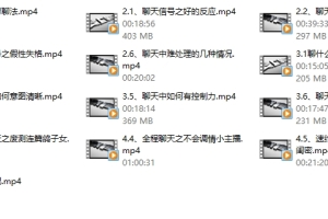 爱上情感系列《聊法》
