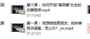 最绅士《8小时爱情逆袭课程-助你成就完美爱情》