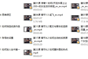 鸭哥《亚哥抖音框架课》完结