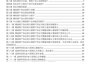 男性婚前风险手册PDF