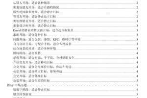搭讪之《场景惯例》PDF
