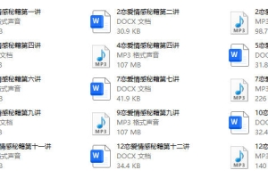 老娄《恋爱情感》12讲